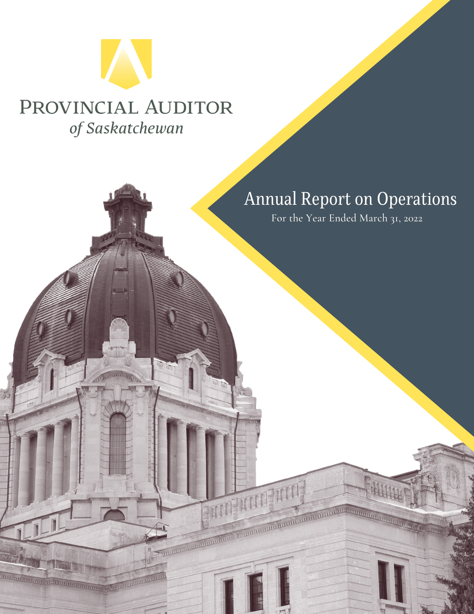 Annual Report on Operations for the Year Ended March 31, 2022